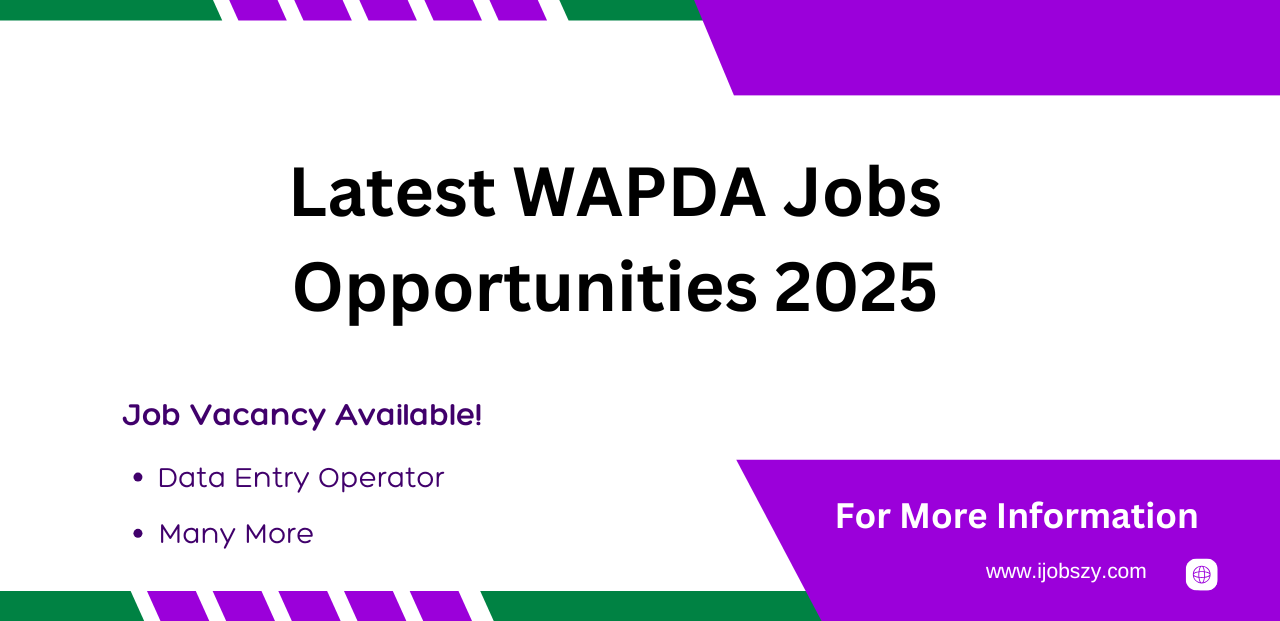 Latest WAPDA Jobs Opportunities 2025